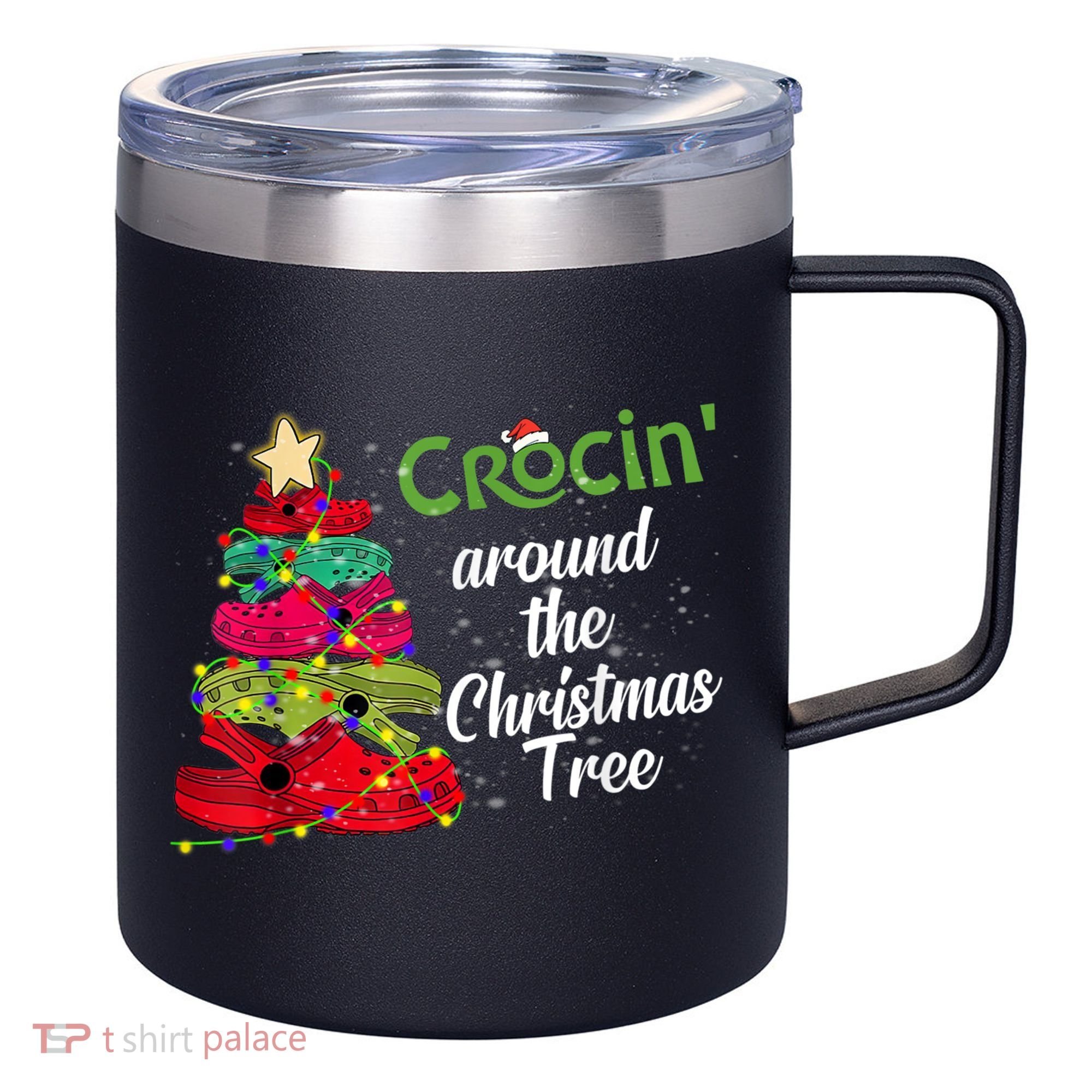 Crocs Christmas Tree Crocin Around The Christmas Tree 12oz Stainless Steel Coffee Mug