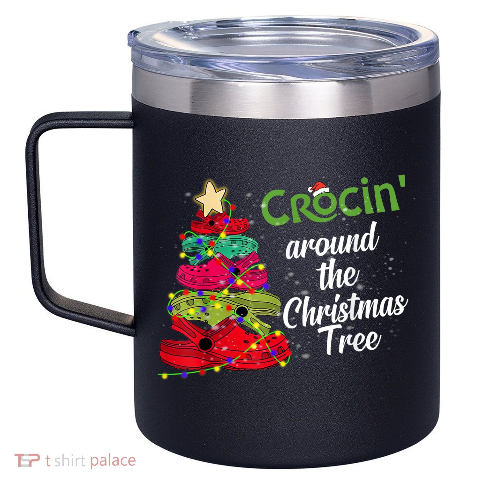 Crocs Christmas Tree Crocin Around The Christmas Tree 12oz Stainless Steel Coffee Mug