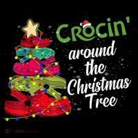 Crocs Christmas Tree Crocin Around The Christmas Tree Baby Bodysuit thumb 2
