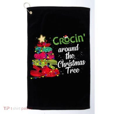 Crocs Christmas Tree Crocin Around The Christmas Tree Golf Towel