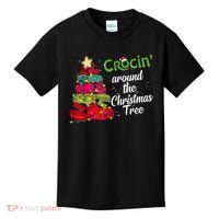 Crocs Christmas Tree Crocin Around The Christmas Tree Kids T-Shirt thumb 0