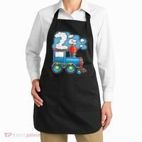 Chugga Chugga Train 2nd Birthday Party Supply Birthday Boy Apron thumb 2