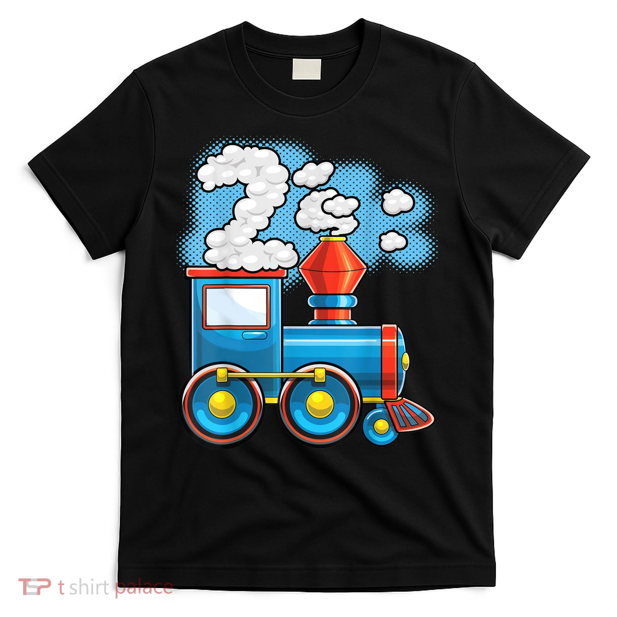 Chugga Chugga Train 2nd Birthday Party Supply Birthday Boy T-Shirt