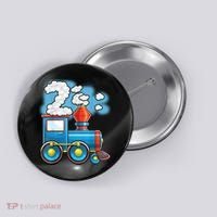 Chugga Chugga Train 2nd Birthday Party Supply Birthday Boy Button thumb 0