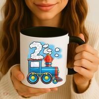 Chugga Chugga Train 2nd Birthday Party Supply Birthday Boy Coffee Mug thumb 3