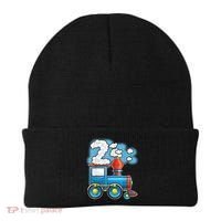 Chugga Chugga Train 2nd Birthday Party Supply Birthday Boy Beanie thumb 0