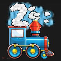 Chugga Chugga Train 2nd Birthday Party Supply Birthday Boy Women's Hoodie thumb 2
