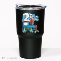 Chugga Chugga Train 2nd Birthday Party Supply Birthday Boy Tumbler thumb 0