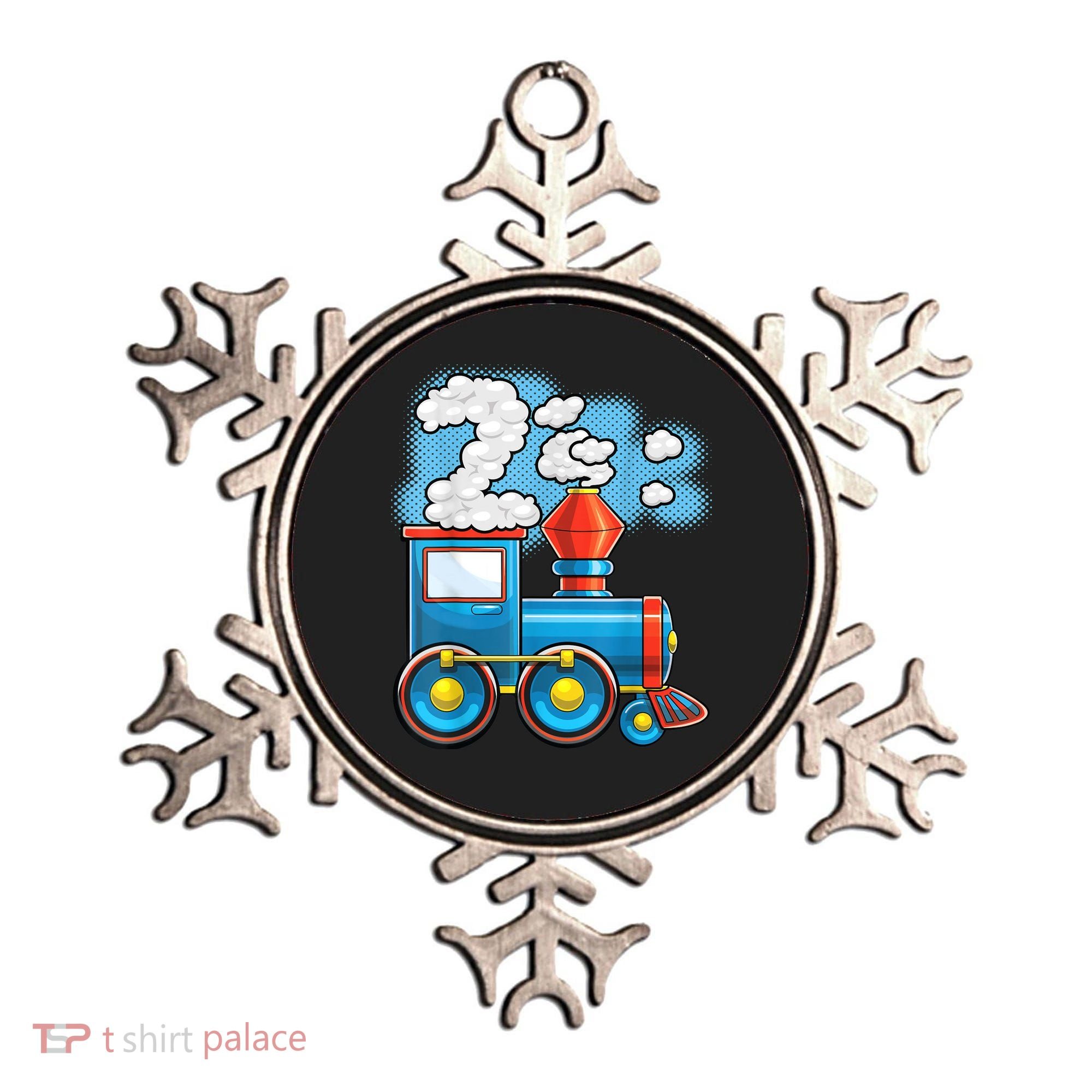Chugga Chugga Train 2nd Birthday Party Supply Birthday Boy Ornament