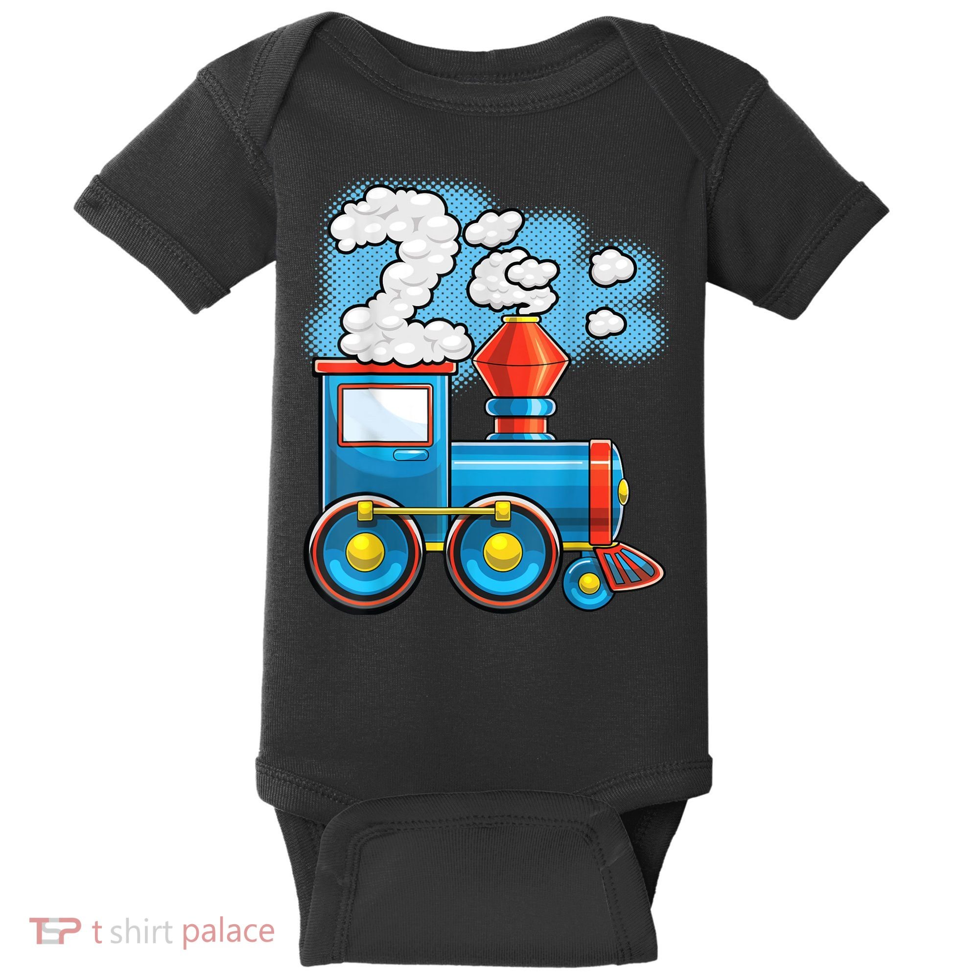 Chugga Chugga Train 2nd Birthday Party Supply Birthday Boy Baby Bodysuit