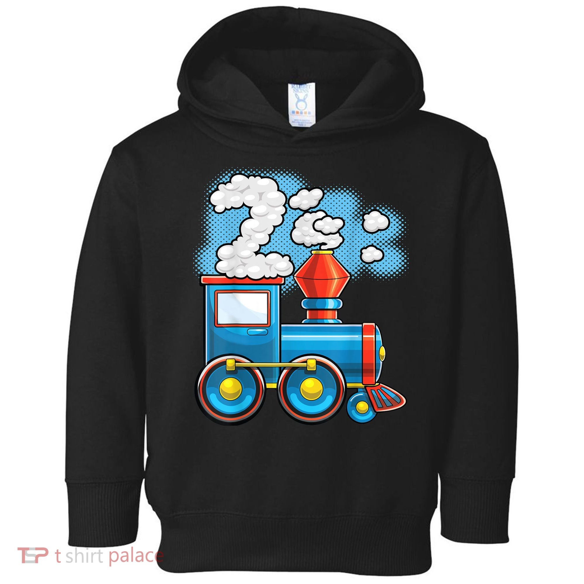 Chugga Chugga Train 2nd Birthday Party Supply Birthday Boy Toddler Hoodie