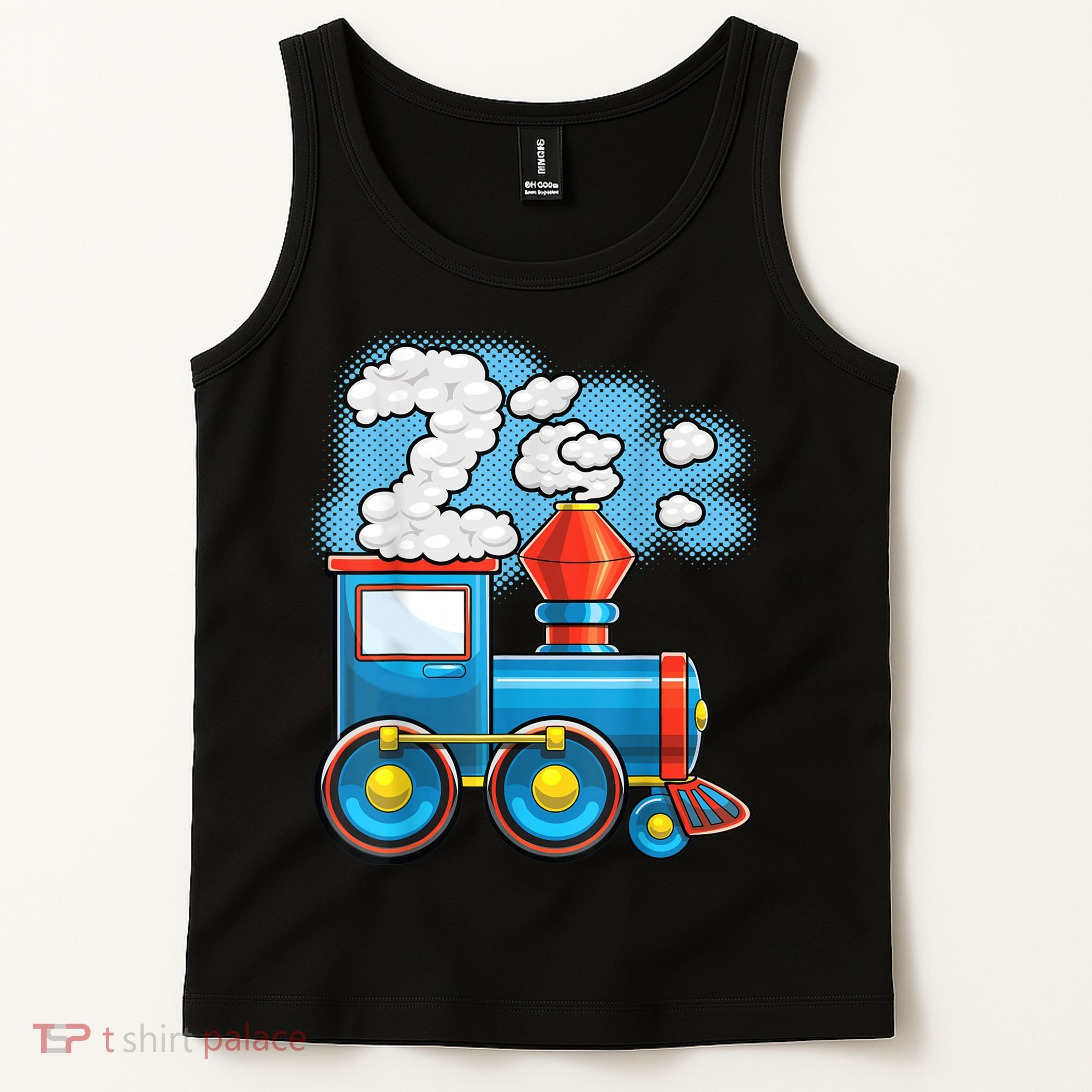 Chugga Chugga Train 2nd Birthday Party Supply Birthday Boy Tank Top