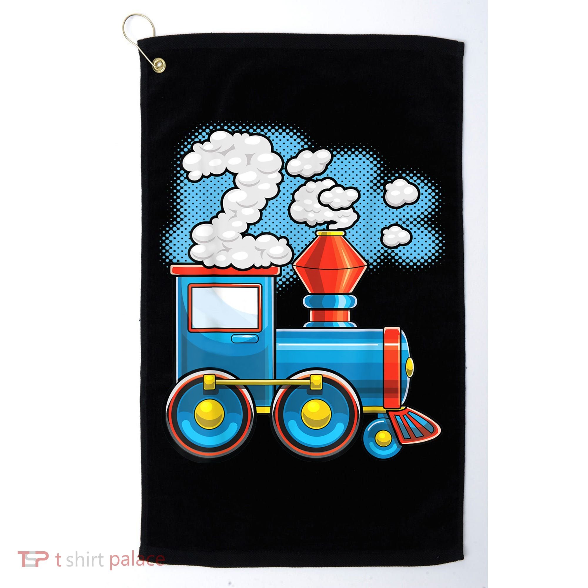 Chugga Chugga Train 2nd Birthday Party Supply Birthday Boy Golf Towel
