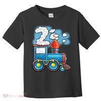 Chugga Chugga Train 2nd Birthday Party Supply Birthday Boy Toddler T-Shirt thumb 0