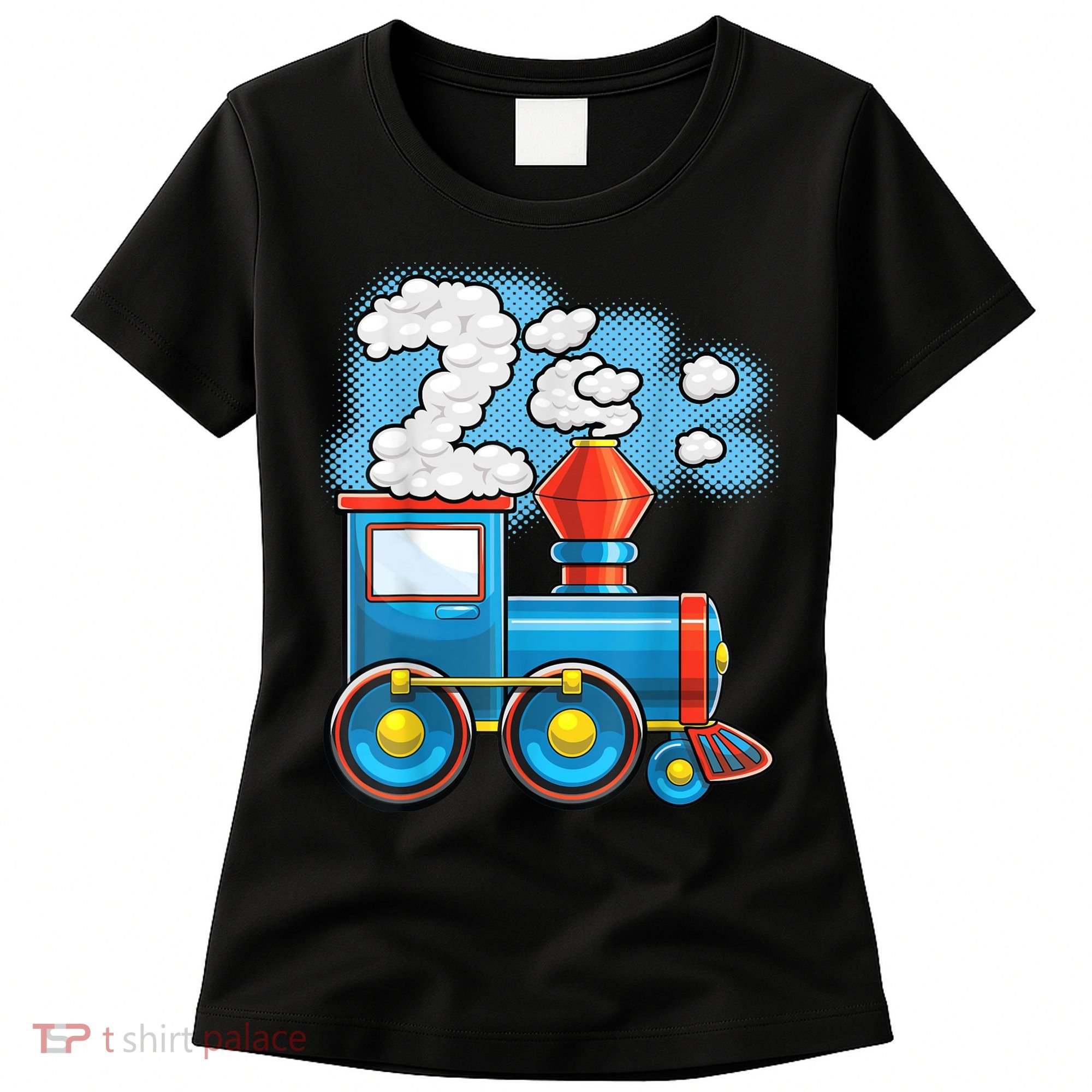 Chugga Chugga Train 2nd Birthday Party Supply Birthday Boy Women's T-Shirt