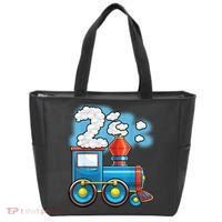 Chugga Chugga Train 2nd Birthday Party Supply Birthday Boy Tote Bag thumb 0