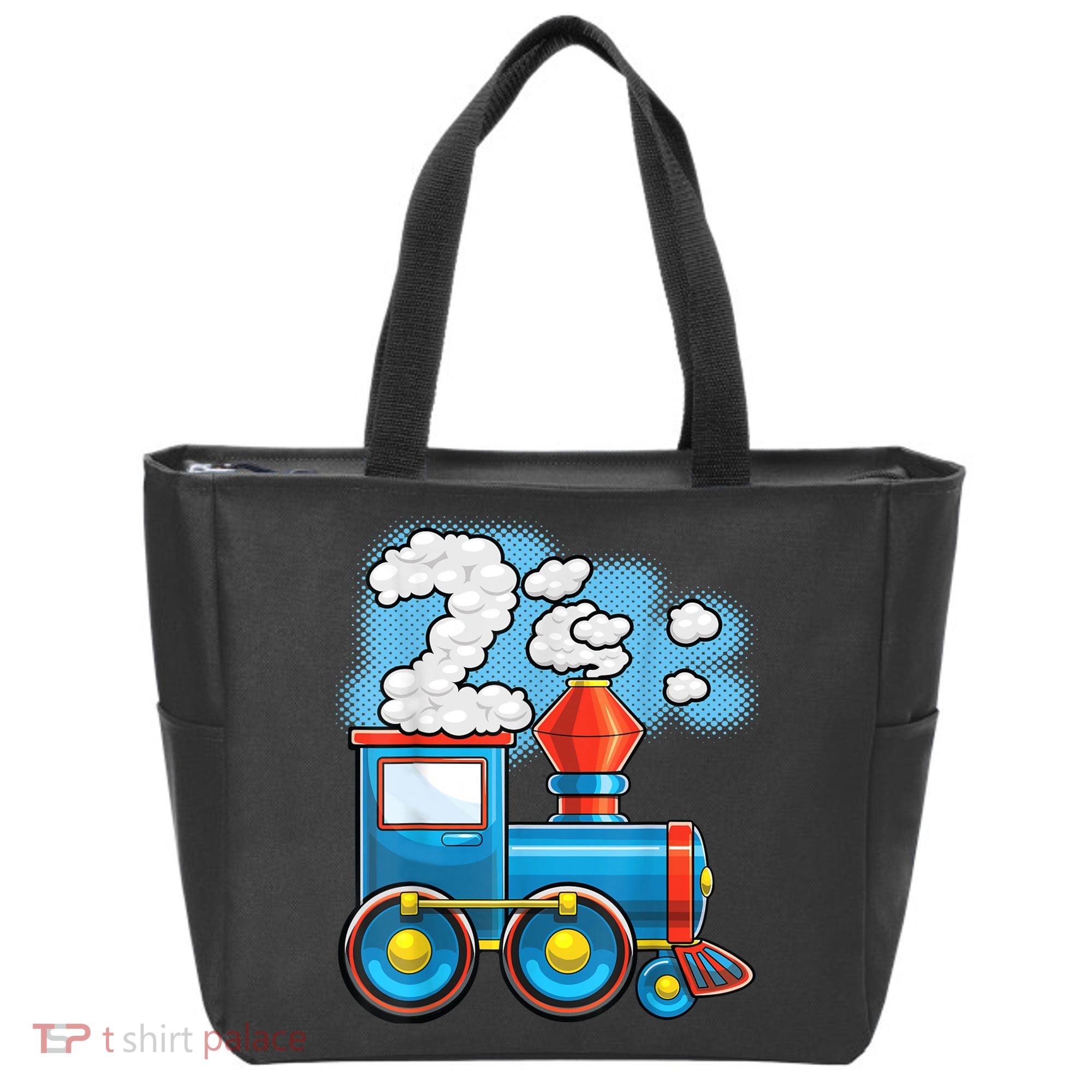Chugga Chugga Train 2nd Birthday Party Supply Birthday Boy Tote Bag