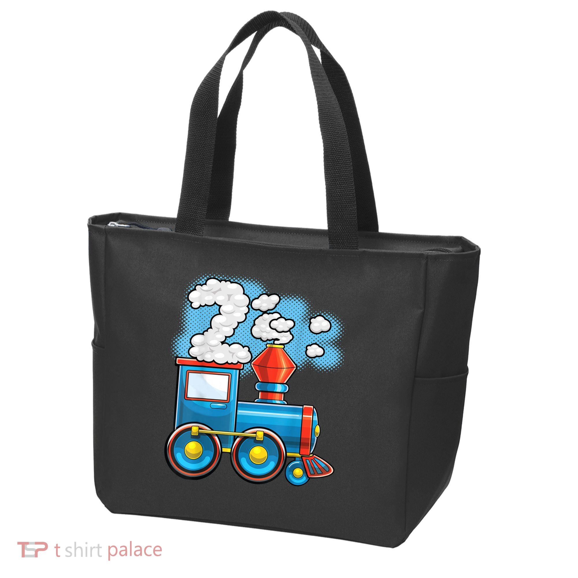 Chugga Chugga Train 2nd Birthday Party Supply Birthday Boy Tote Bag