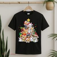 Chihuahua Christmas Tree Santa Dog Lover Xmas Women T-Shirt thumb 2