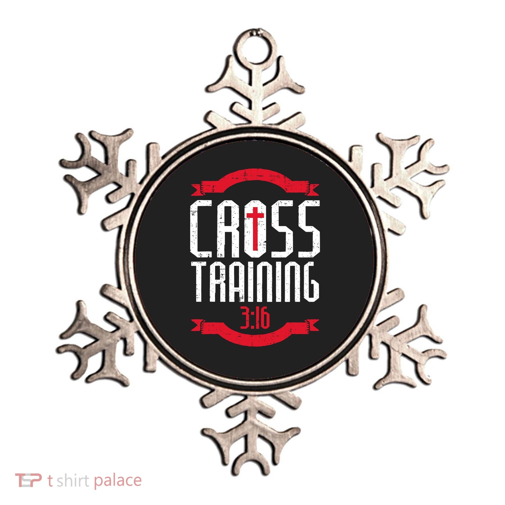 Christian Cross Training 316 Workout Fitness Ornament
