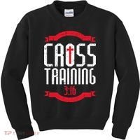 Christian Cross Training 316 Workout Fitness Kids Sweatshirt thumb 0