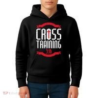 Christian Cross Training 316 Workout Fitness Kids Hoodie thumb 4