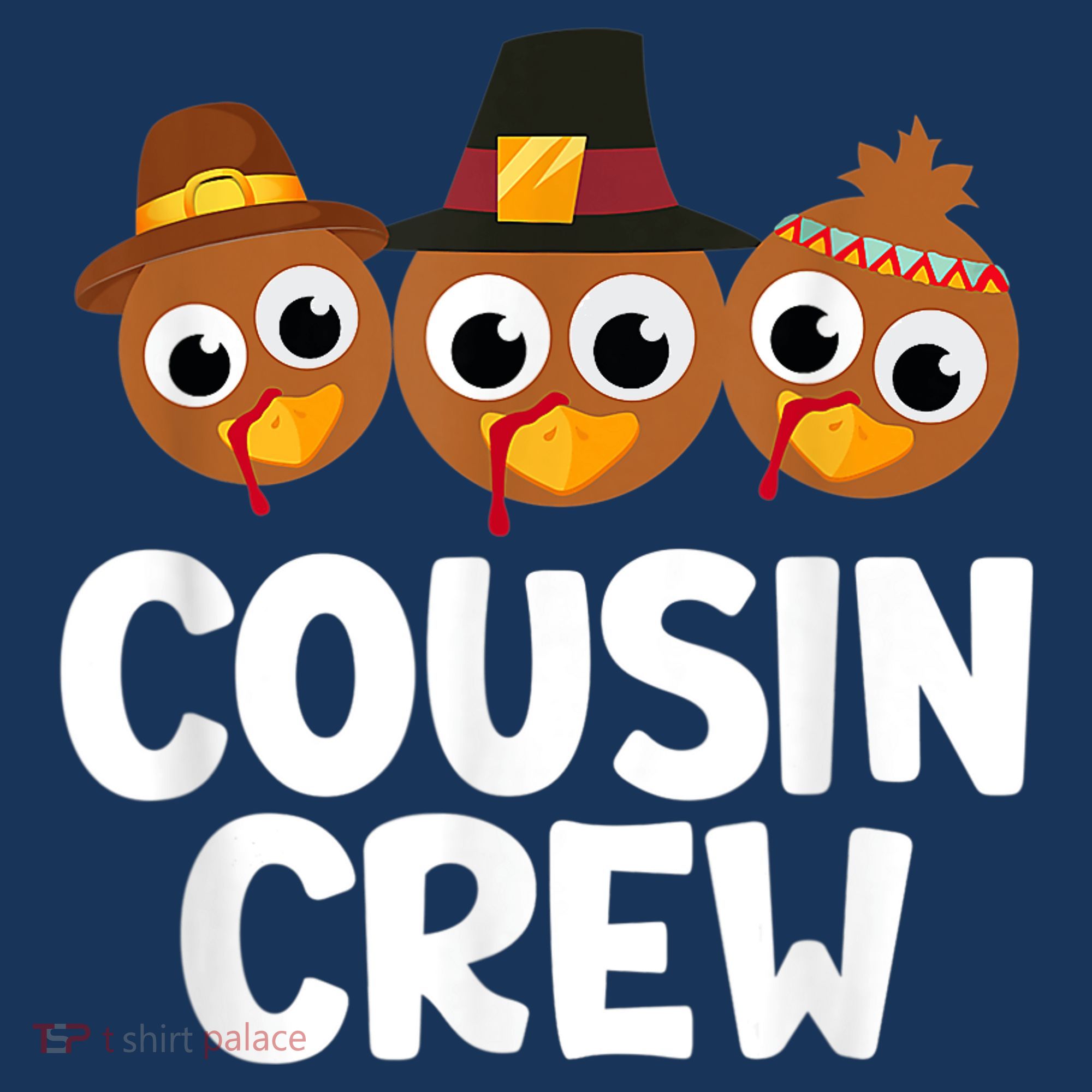 Cousin Crew Turkey Matching Family Thanksgiving Pjs Pajamas Women's Tank Top