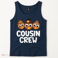 Cousin Crew Turkey Matching Family Thanksgiving Pjs Pajamas Tank Top thumb 2