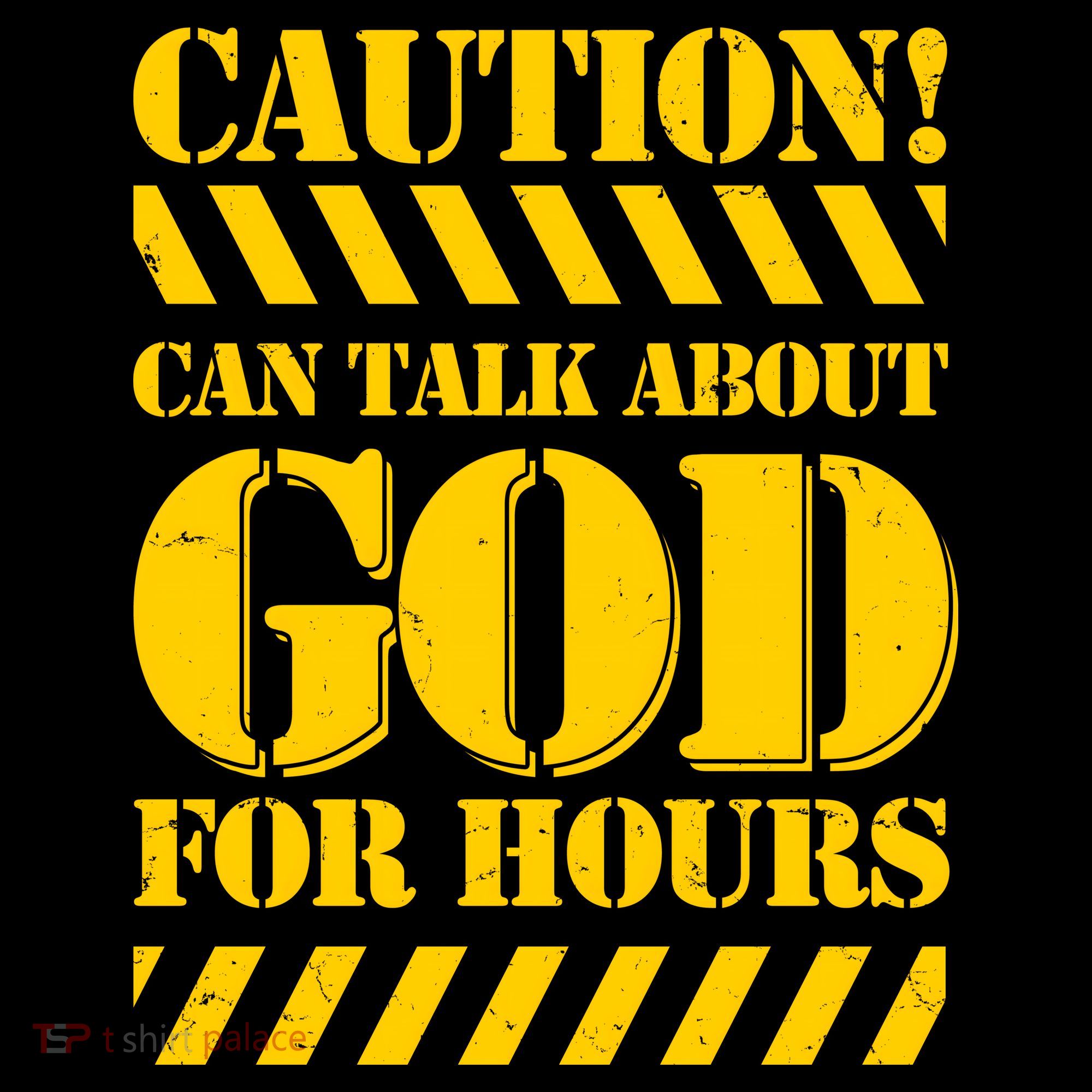 Caution! Can Talk About God For Hours Toddler Hoodie