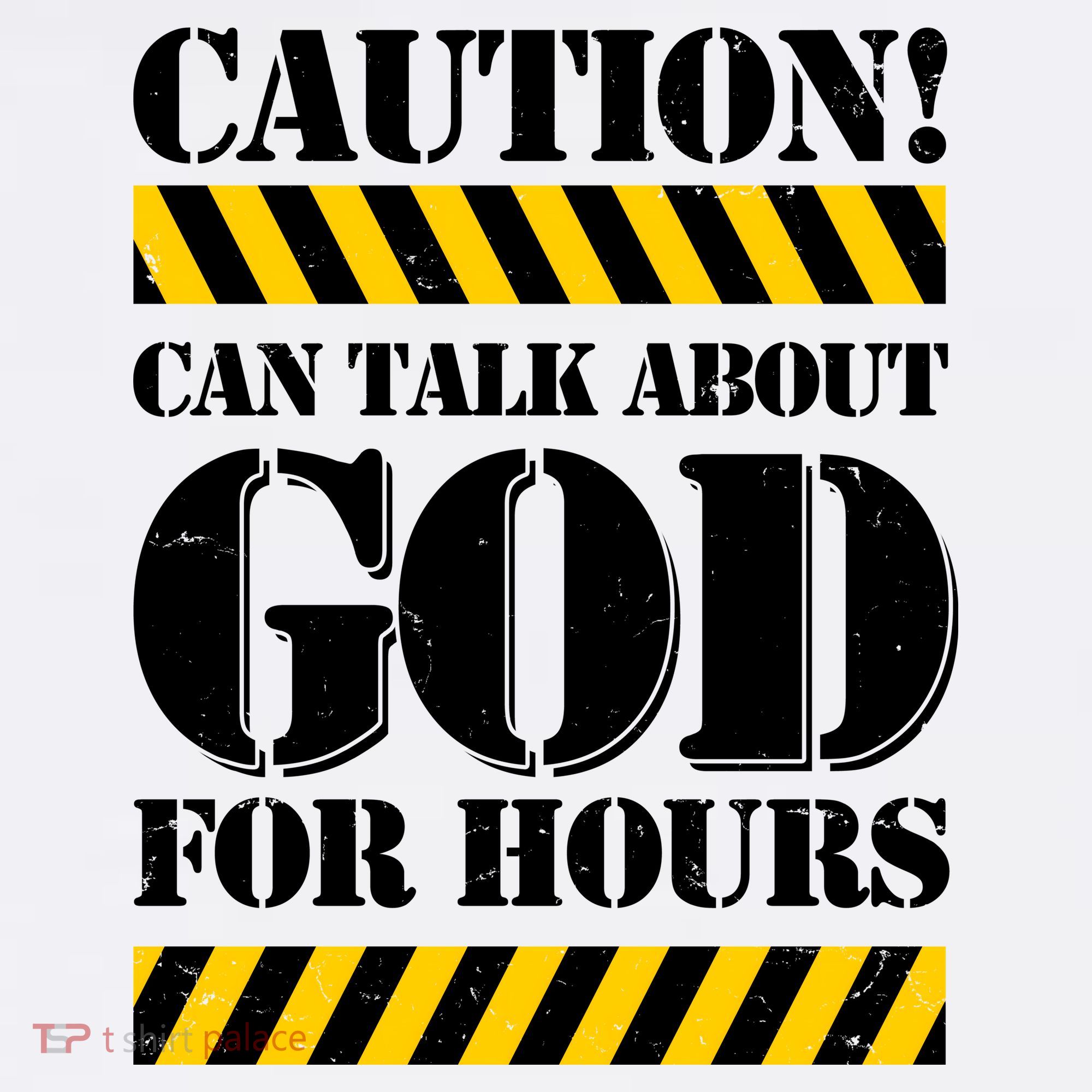 Caution! Can Talk About God For Hours Women's T-Shirt