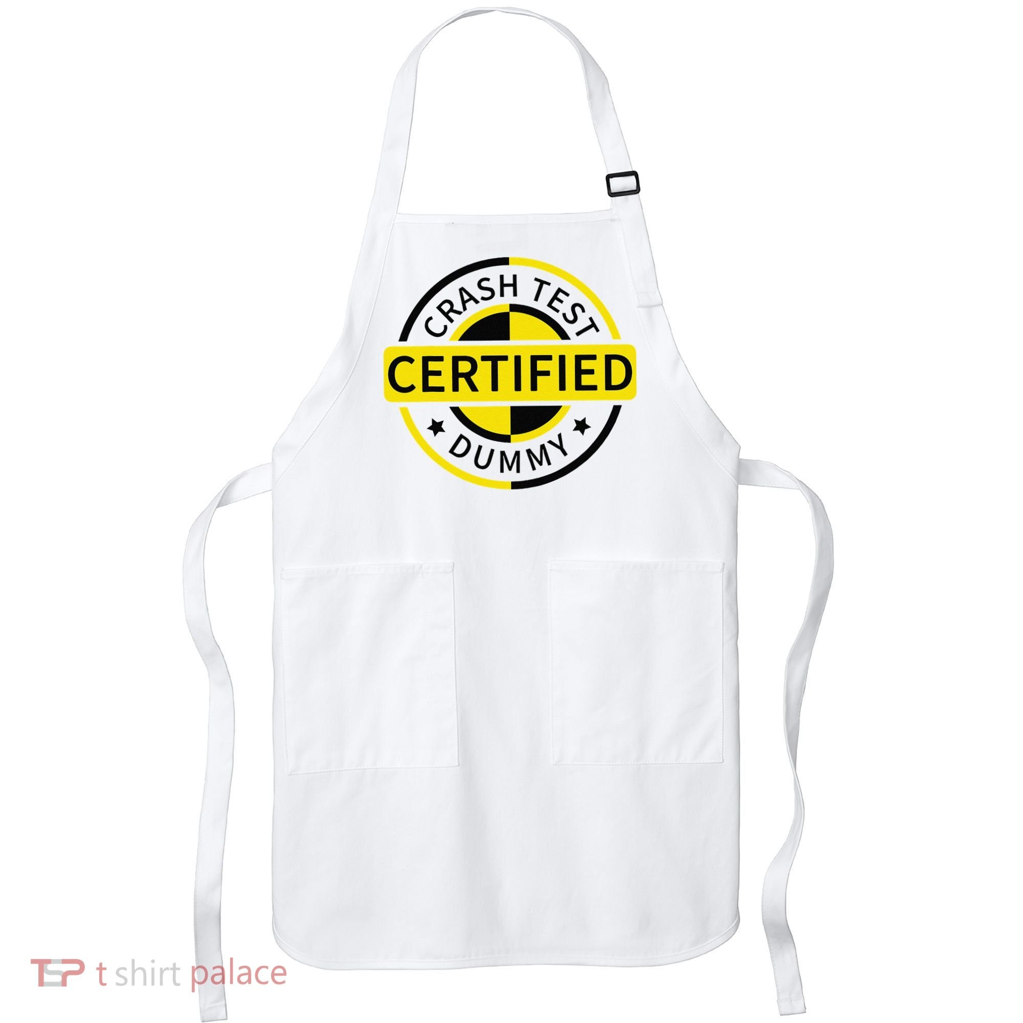 Certified Crash Test Dummy Funny Injury For Injured Friend Apron