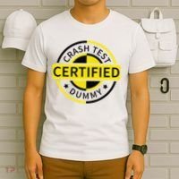 Certified Crash Test Dummy Funny Injury For Injured Friend T-Shirt thumb 6