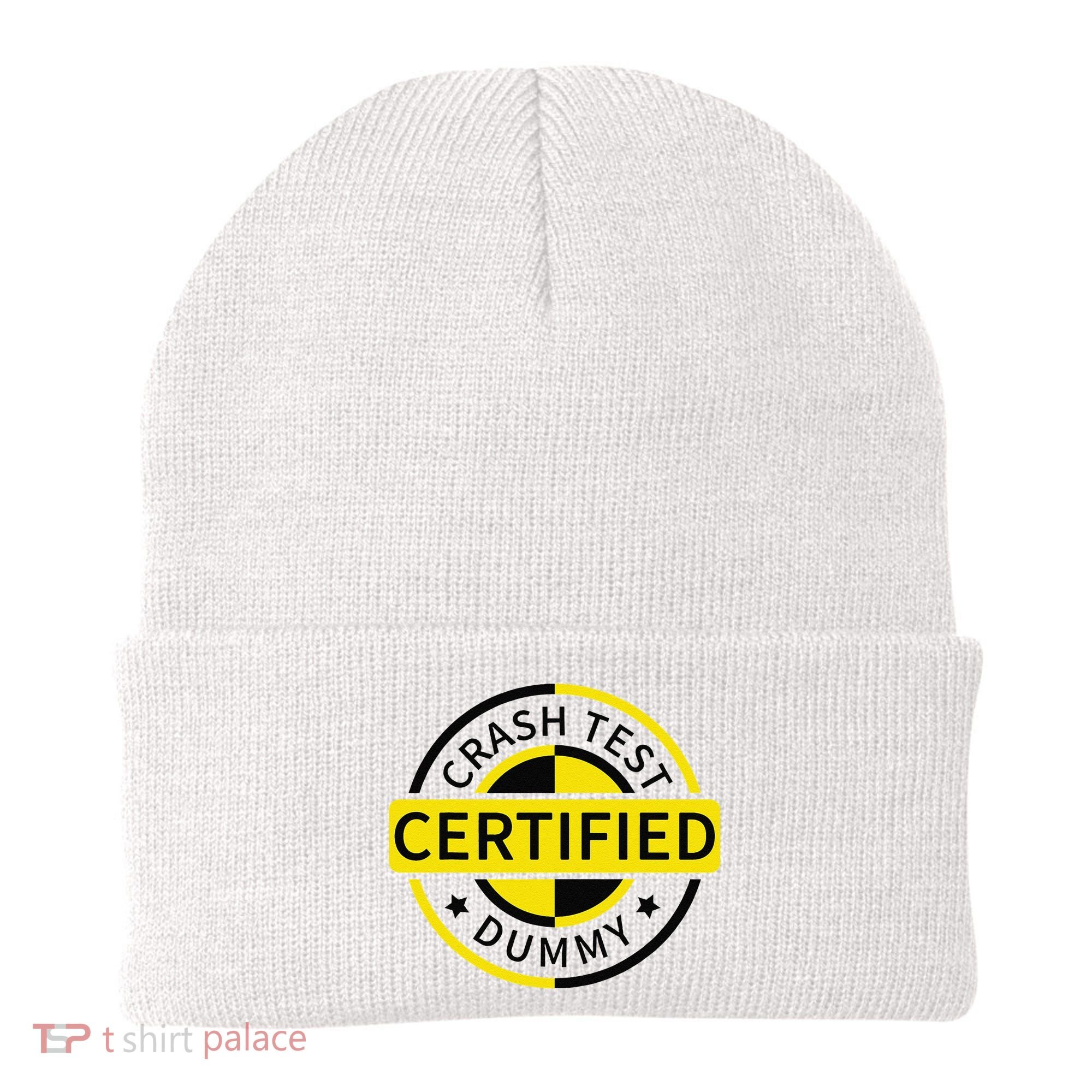 Certified Crash Test Dummy Funny Injury For Injured Friend Beanie