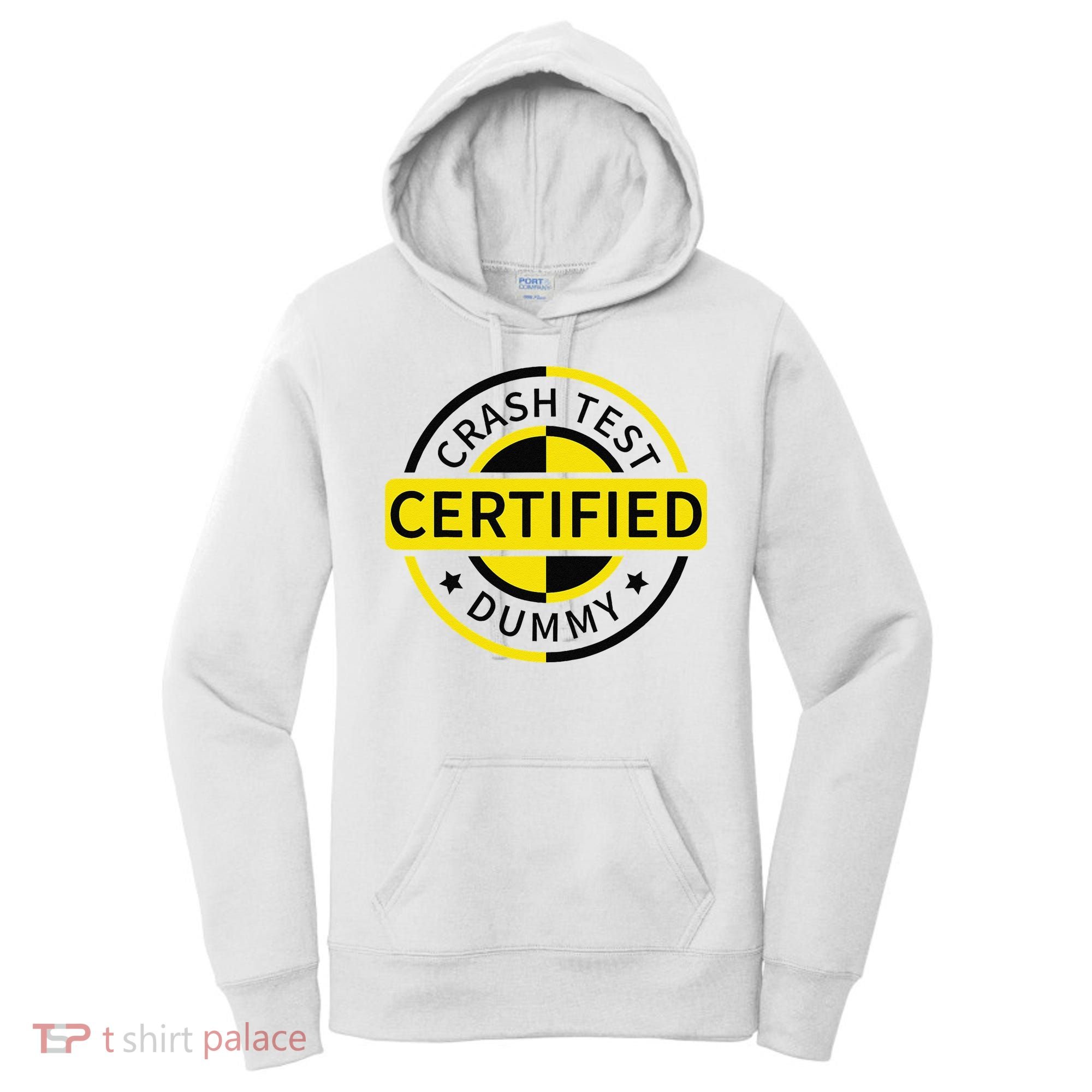 Certified Crash Test Dummy Funny Injury For Injured Friend Women's Hoodie