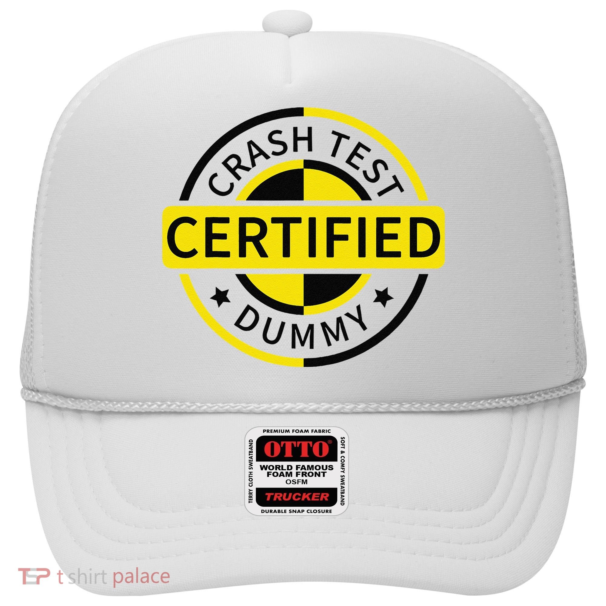 Certified Crash Test Dummy Funny Injury For Injured Friend Hat