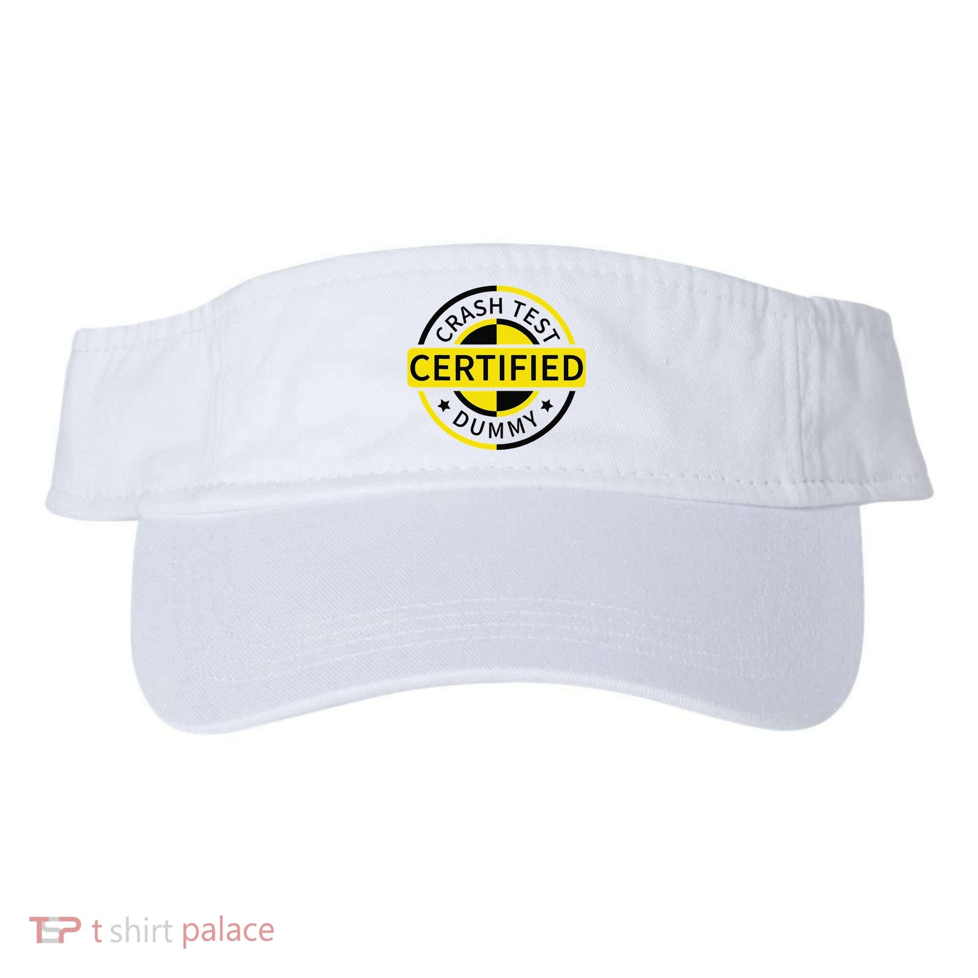 Certified Crash Test Dummy Funny Injury For Injured Friend Visor