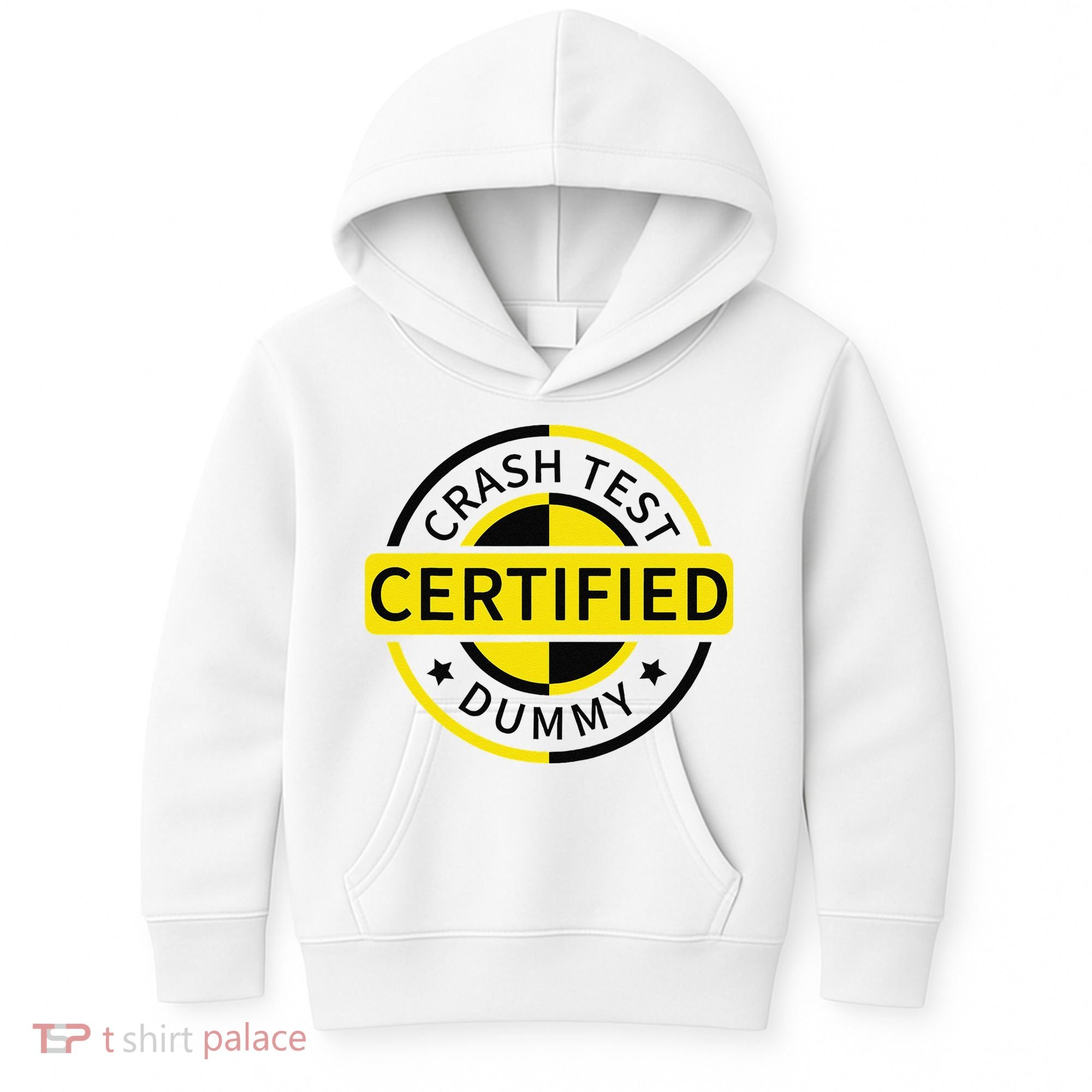 Certified Crash Test Dummy Funny Injury For Injured Friend Kids Hoodie
