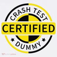Certified Crash Test Dummy Funny Injury For Injured Friend Kids Long Sleeve Shirt thumb 2