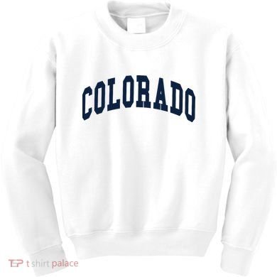 Colorado Co Throwback Design Classic Kids Sweatshirt
