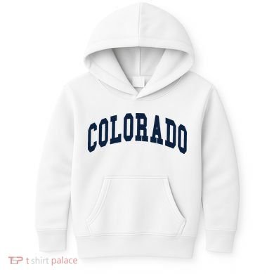Colorado Co Throwback Design Classic Kids Hoodie