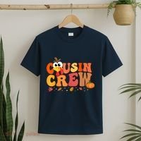 Cousin Crew Thanksgiving Family Matching Turkey Day Fall T-Shirt thumb 2
