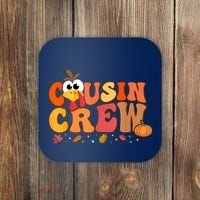 Cousin Crew Thanksgiving Family Matching Turkey Day Fall Coaster thumb 0