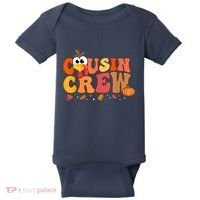 Cousin Crew Thanksgiving Family Matching Turkey Day Fall Baby Bodysuit thumb 0