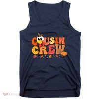 Cousin Crew Thanksgiving Family Matching Turkey Day Fall Tank Top thumb 0