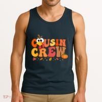 Cousin Crew Thanksgiving Family Matching Turkey Day Fall Tank Top thumb 3