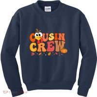 Cousin Crew Thanksgiving Family Matching Turkey Day Fall Kids Sweatshirt thumb 0