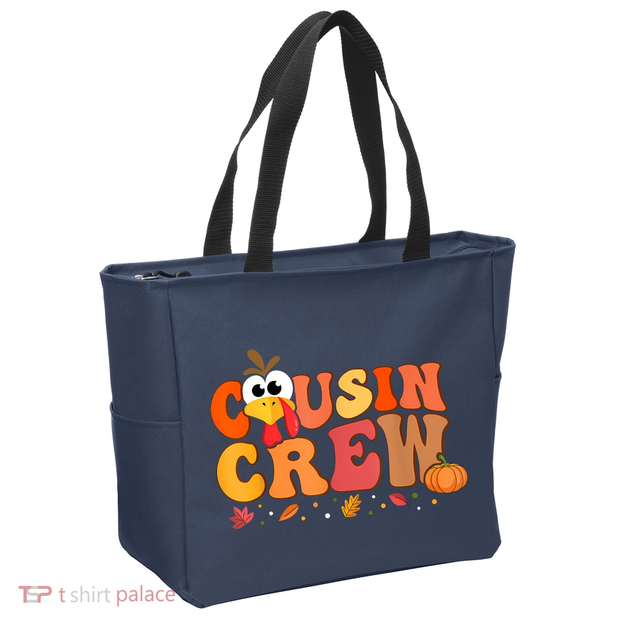 Cousin Crew Thanksgiving Family Matching Turkey Day Fall Tote Bag