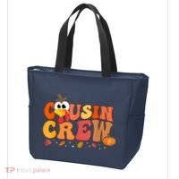 Cousin Crew Thanksgiving Family Matching Turkey Day Fall Tote Bag thumb 3