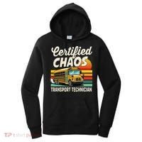 Certified Chaos Transport Technician School Bus Driver Women's Hoodie thumb 0