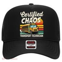 Certified Chaos Transport Technician School Bus Driver Hat thumb 0